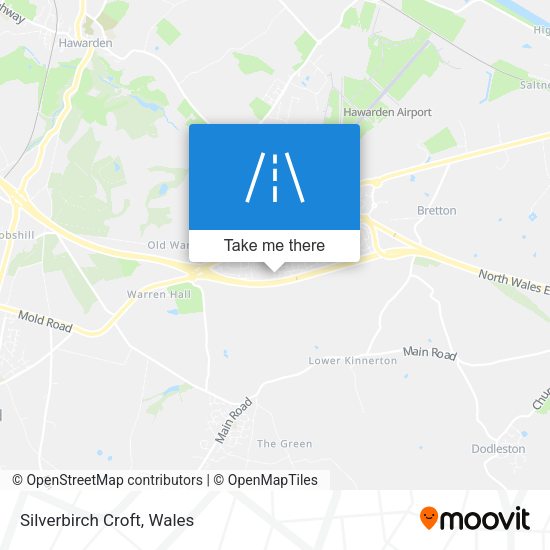Silverbirch Croft map
