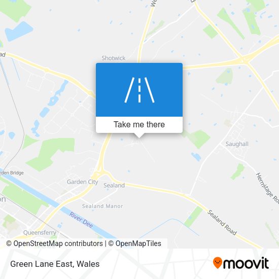 Green Lane East map