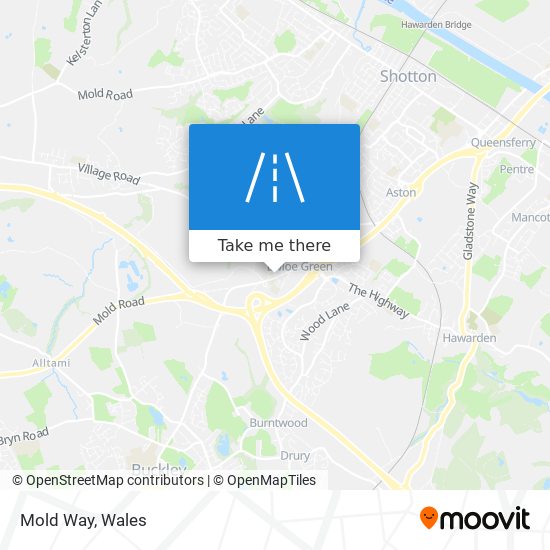 Mold Way map