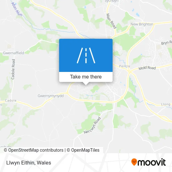 Llwyn Eithin map