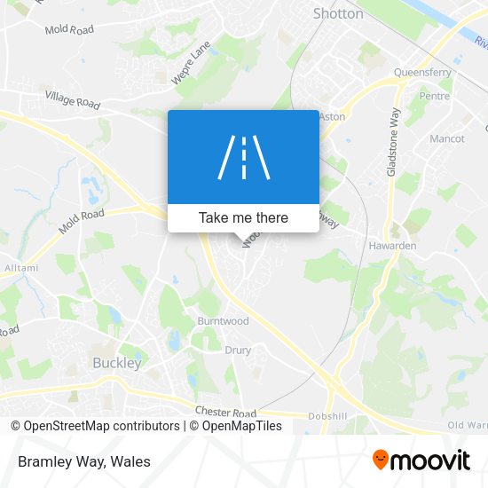 Bramley Way map