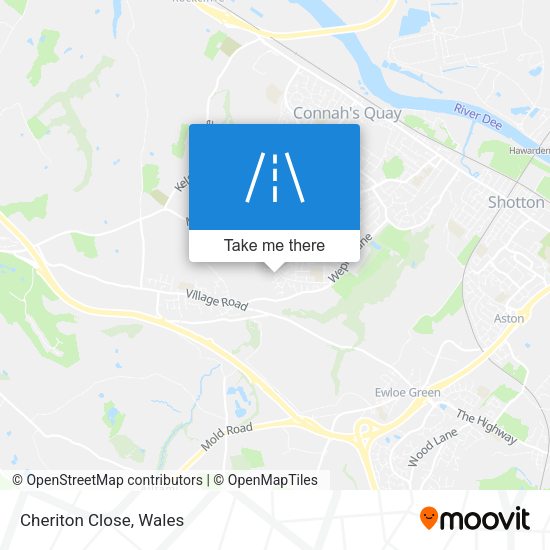 Cheriton Close map