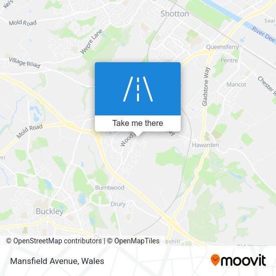 Mansfield Avenue map