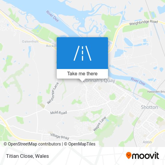 Titian Close map