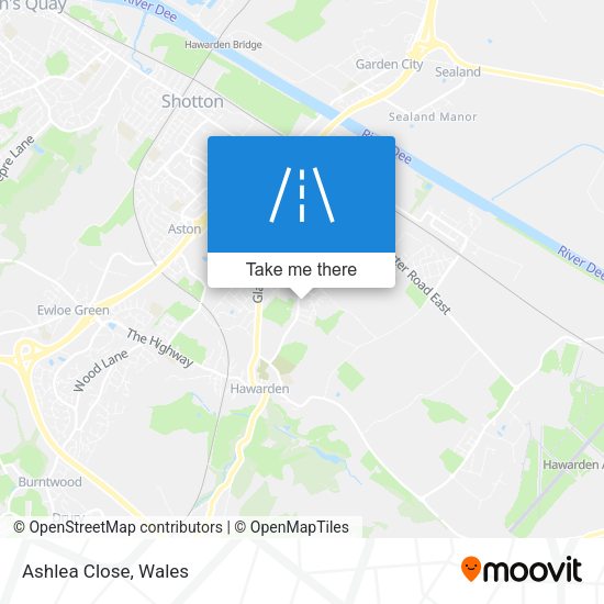 Ashlea Close map