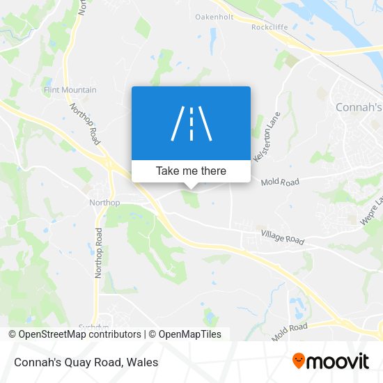 Connah's Quay Road map
