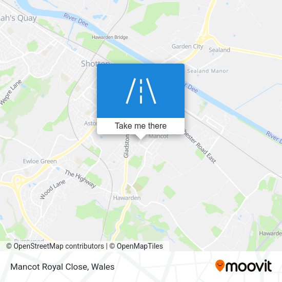 Mancot Royal Close map