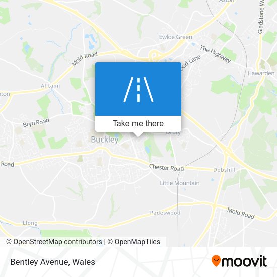 Bentley Avenue map