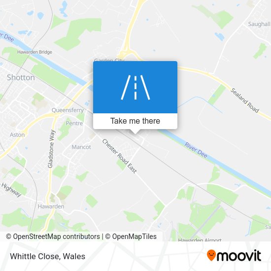 Whittle Close map