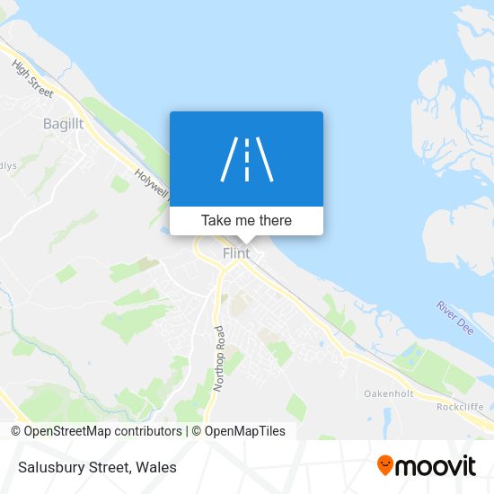 Salusbury Street map