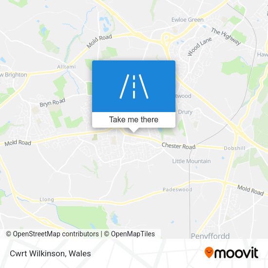 Cwrt Wilkinson map