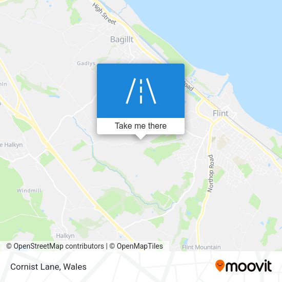 Cornist Lane map
