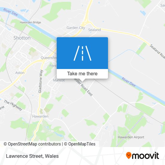 Lawrence Street map