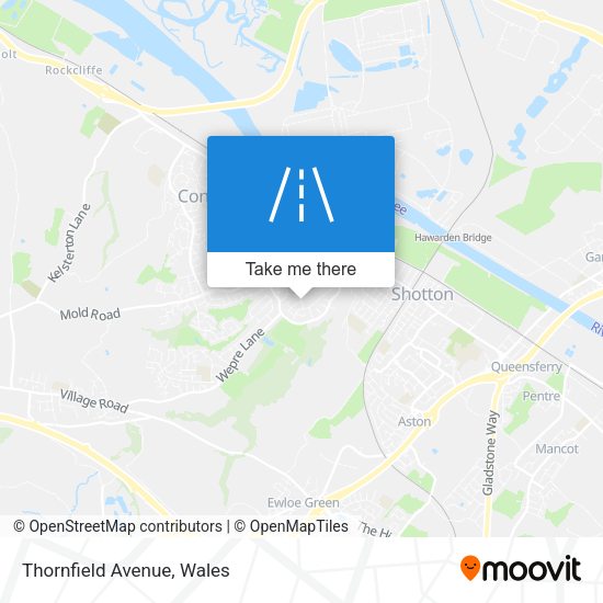 Thornfield Avenue map
