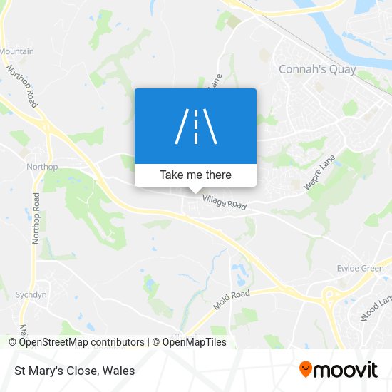 St Mary's Close map