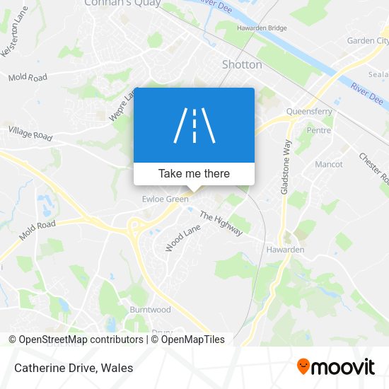 Catherine Drive map