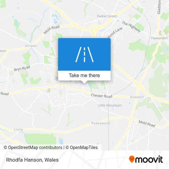 Rhodfa Hanson map