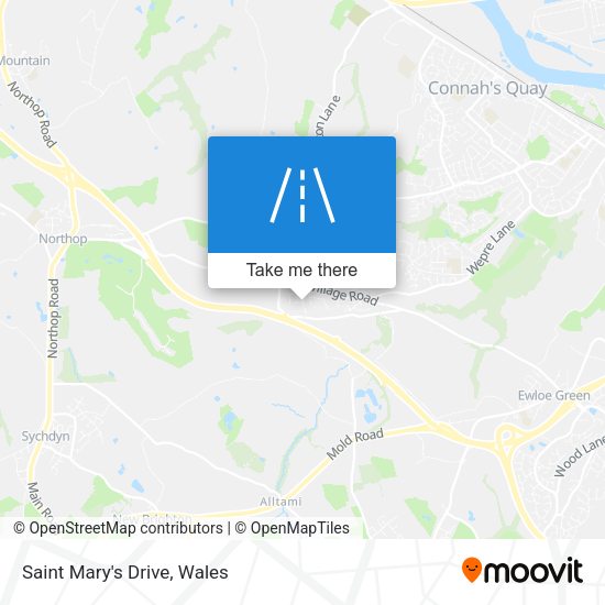 Saint Mary's Drive map