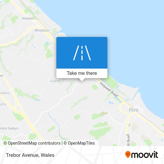 Trebor Avenue map