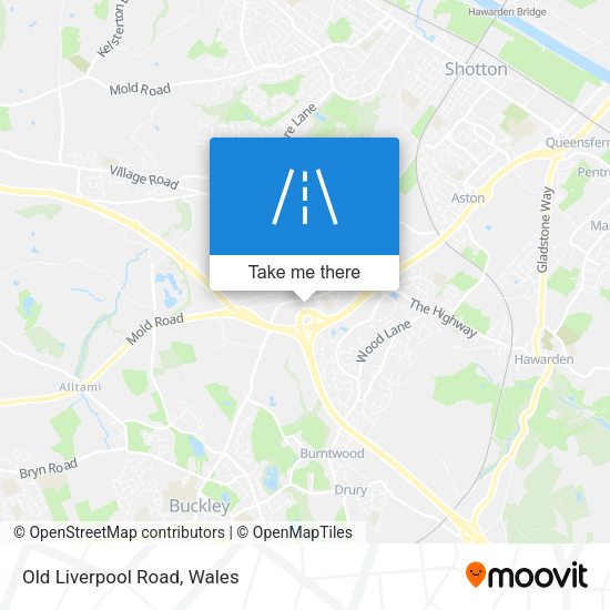 Old Liverpool Road map