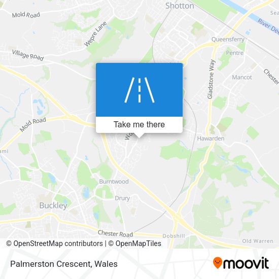Palmerston Crescent map