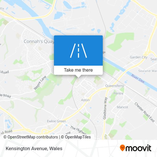 Kensington Avenue map