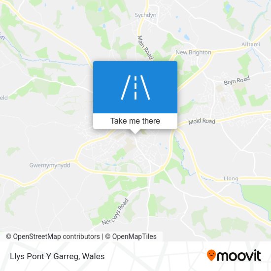 Llys Pont Y Garreg map