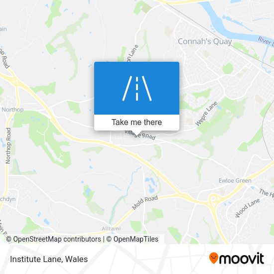 Institute Lane map
