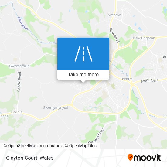 Clayton Court map