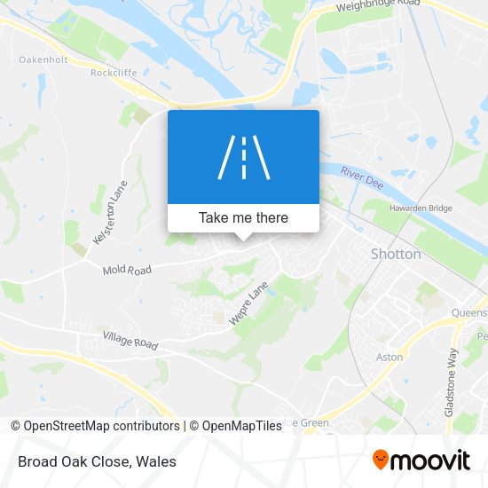 Broad Oak Close map