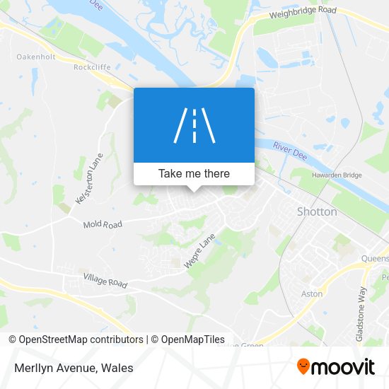 Merllyn Avenue map
