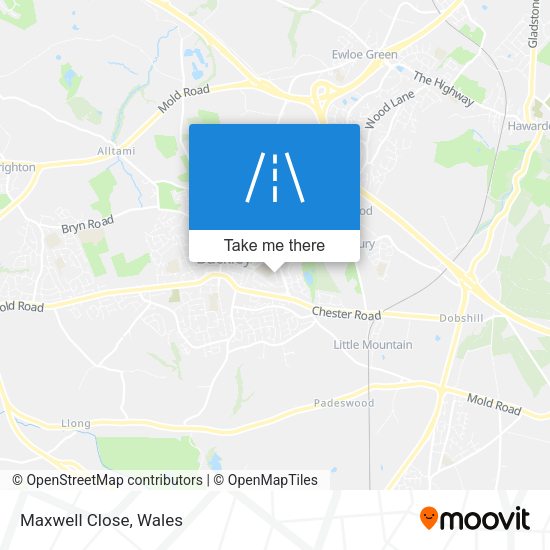 Maxwell Close map