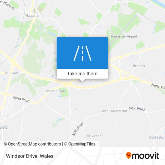 Windsor Drive map