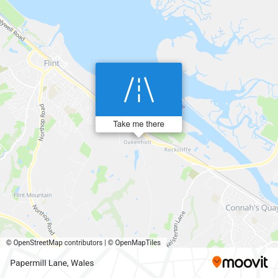 Papermill Lane map