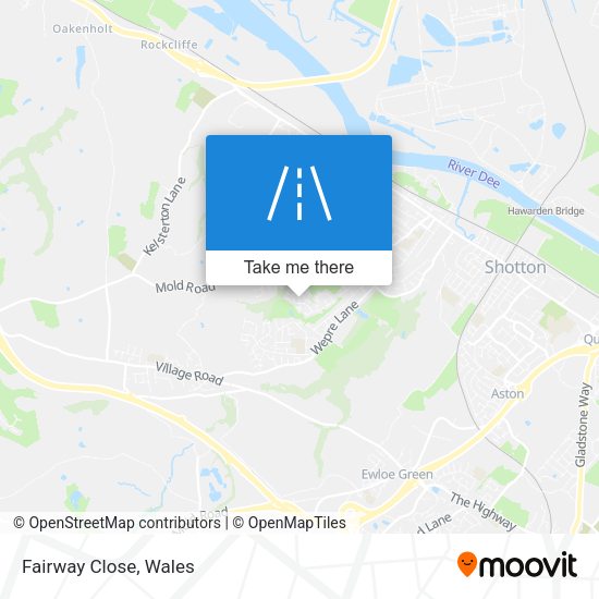 Fairway Close map