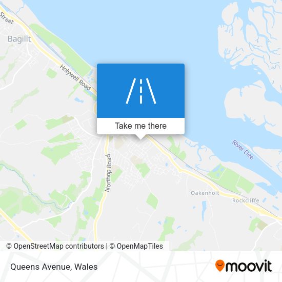 Queens Avenue map