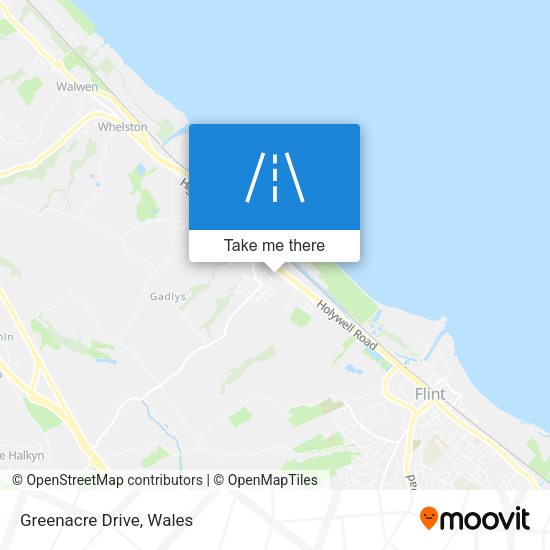 Greenacre Drive map