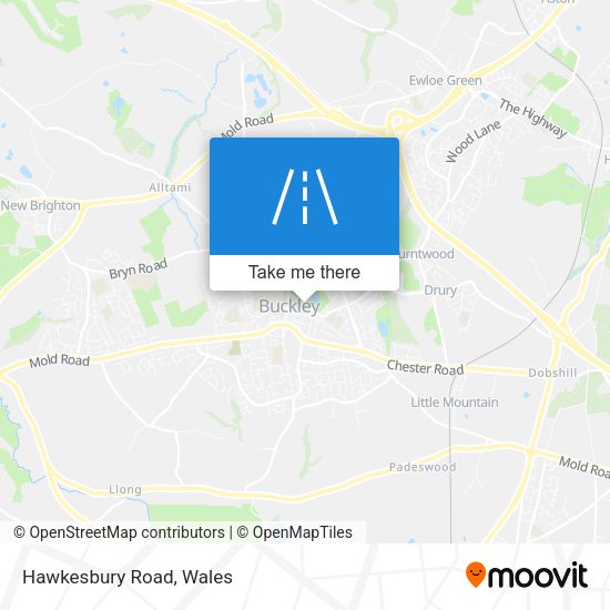 Hawkesbury Road map