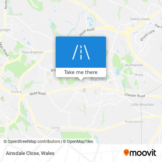 Ainsdale Close map