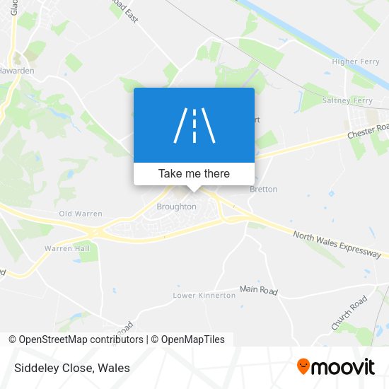 Siddeley Close map