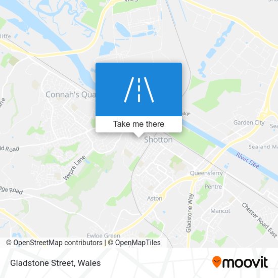Gladstone Street map