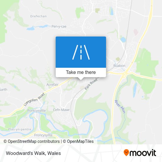 Woodward's Walk map