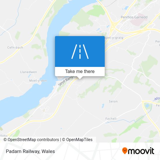 Padarn Railway map