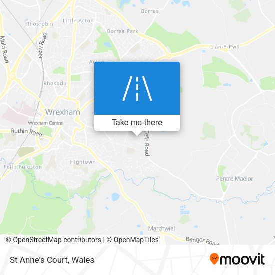 St Anne's Court map
