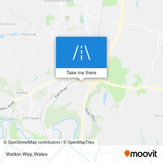 Watkin Way map