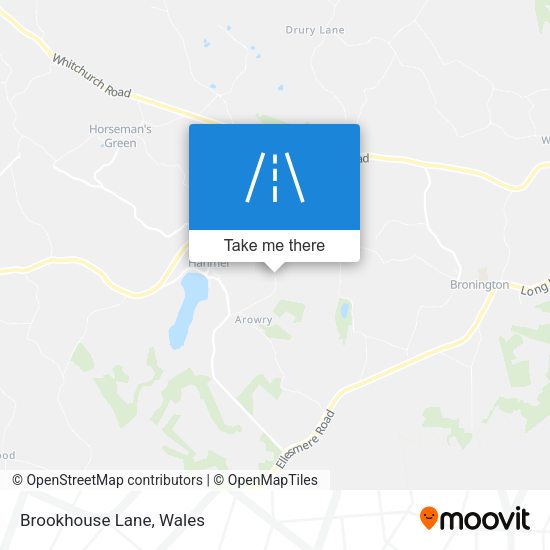 Brookhouse Lane map