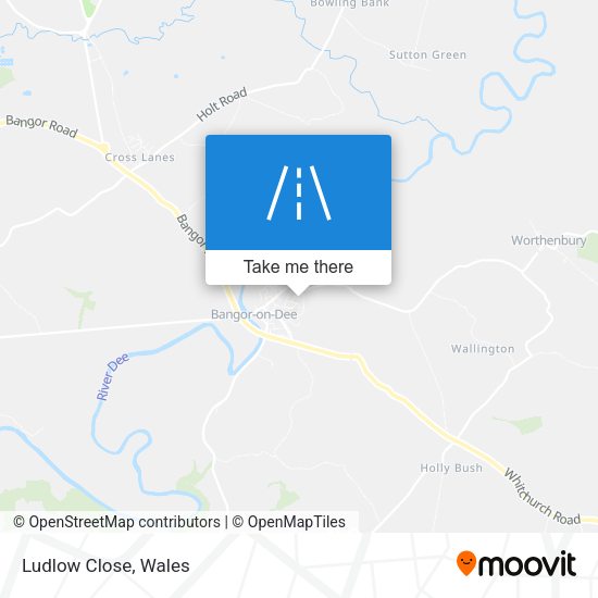 Ludlow Close map