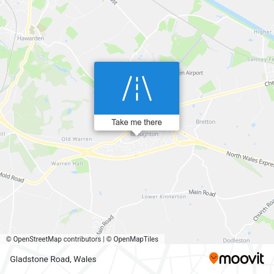 Gladstone Road map