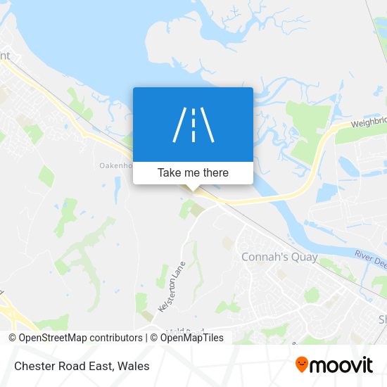 Chester Road East map