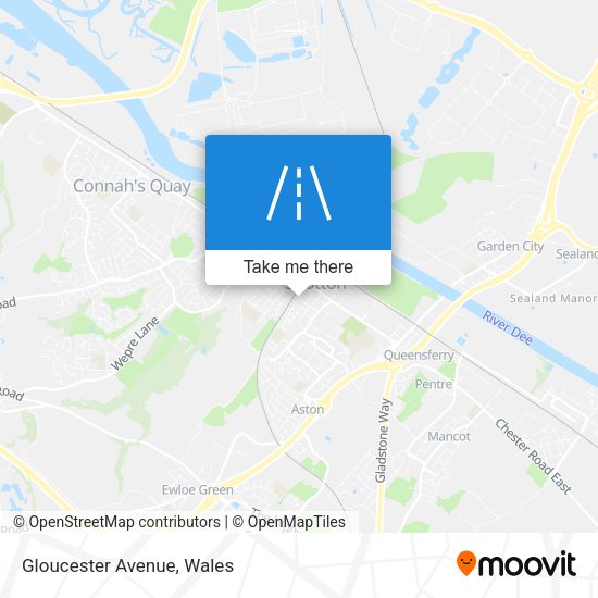 Gloucester Avenue map